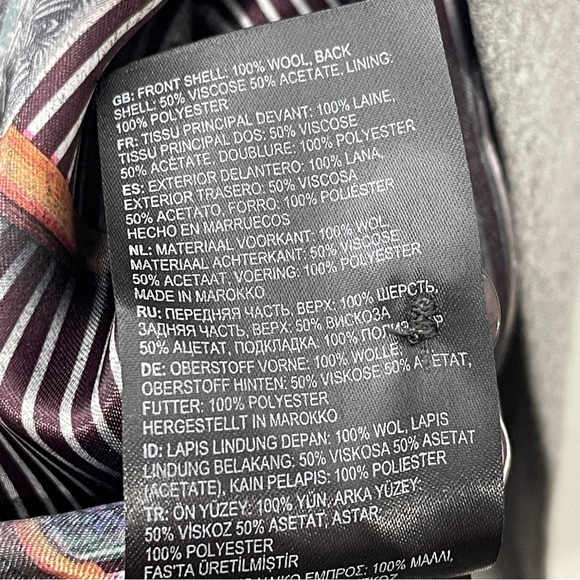 Ted Baker London Modern Fit Wool Waistcoat Endurance Vest Woven In Italy 46R - Picture 9 of 9